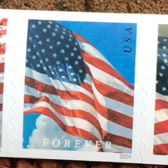 2 Rolls of Genuine USPS Forever Stamps (200 Stamps) Free Shipping - Picture 6 of 12